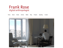 Tablet Screenshot of frankrose.com